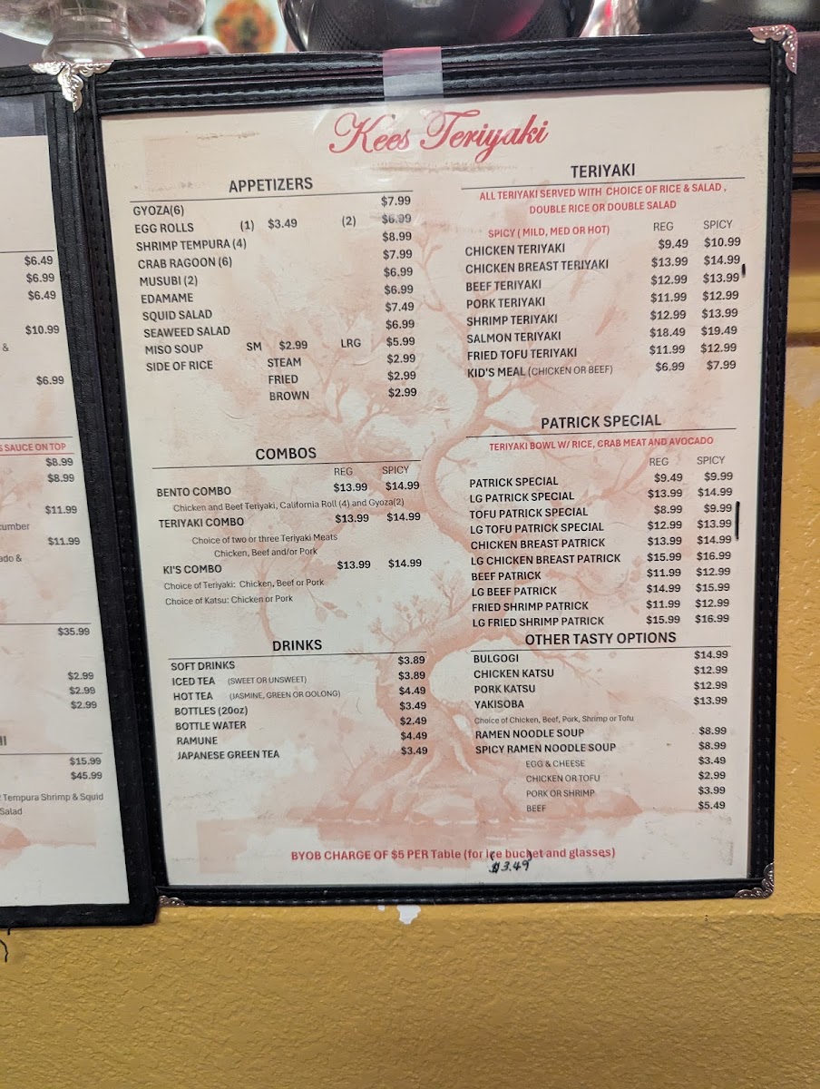 Menu Kee's Teriyaki & Sushi-2