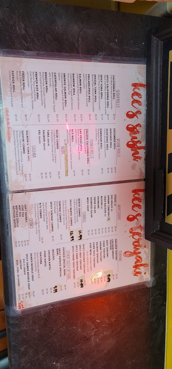 Menu Kee's Teriyaki & Sushi-5